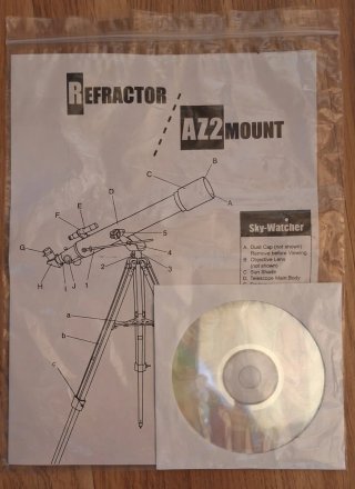 Telescopio Pentaflex con trípode y maletín