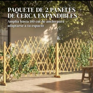 2 Vallas de Madera Beig