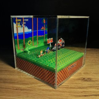 Diorama Sonic The Hedgehog