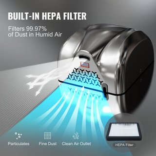 Secador de Manos Comercial de Alta Resistencia, Secador Automático de Alta Velocidad de 1800W en Acero Inoxidable con Aire Caliente, Opciones de Conexión Plug In/Duradera de 220V-240V, Cumple con ...