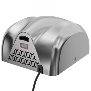 Secador de Manos Comercial de Alta Resistencia, Secador Automático de Alta Velocidad de 1800W en Acero Inoxidable con Aire Caliente, Opciones de Conexión Plug In/Duradera de 220V-240V, Cumple con ...