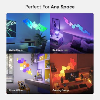 Nanoleaf Shapes Mini Triangles 10 pannelli LED
