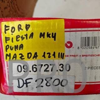 JUEGO DISCOS FRENO DELANTEROS FORD / MAZDA  NUEVO