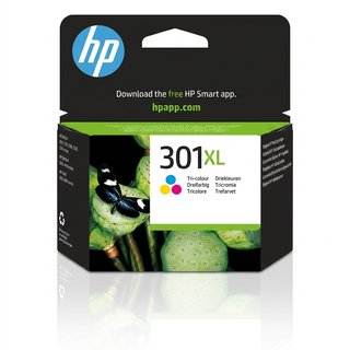 Cartucho Tinta HP 301XL Original Tricolor