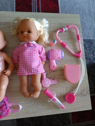 Lote 3 Muñecos Nenuco + Accesorios Médico/Pelu