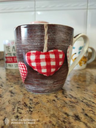 Conjunto de 7 tazas de cerámica
