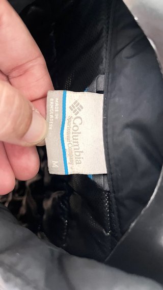 Chaqueta Columbia Hombre Talla M Negra