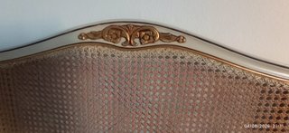Cama individual vintage estilo francés