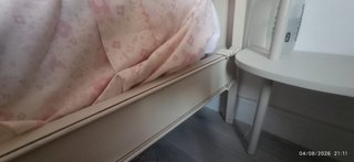 Cama individual vintage estilo francés