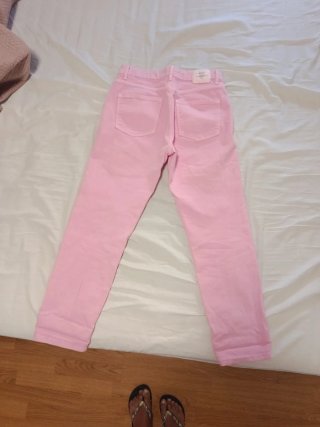 Pantalón Stradivarius rosa Talla M/38