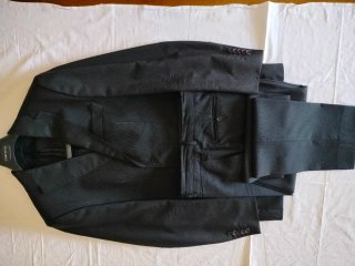 Traje de chaqueta Cortefiel negro hombre