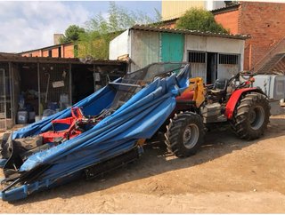 Tractor Same TB 100cv y recolector Topavi