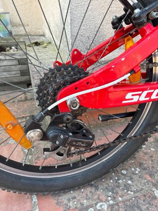 Bicicleta SCOTT JR20 Roja