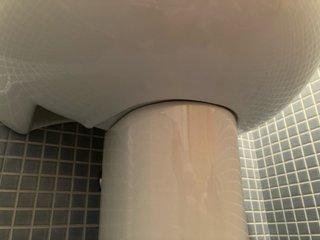 Lavabo de cerámica blanco