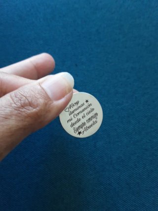 Medalla Comunión acero Abuela