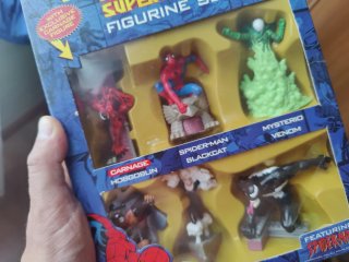 Caja 6 Figuras PVC Spider-Man Vintage 1997