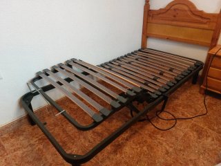 Cama articulada ortopédica eléctrica + colchón