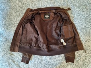 Chaqueta de Piel Napapijri Marrón