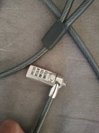 Candado de cable para portátil