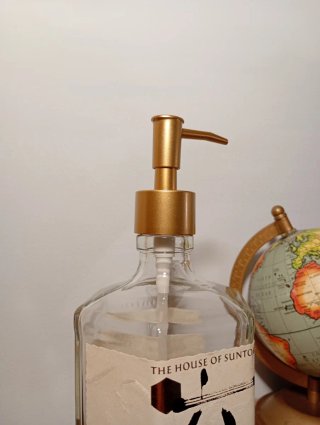 Dispenser Portasapone Vetro Oro gin roku