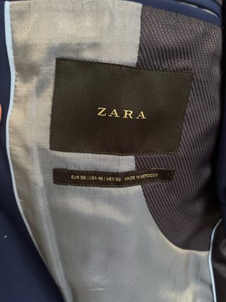 Traje de hombre azul Talla 56/48