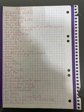 Lote Películas VHS Disney (Español)