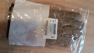 Guanti militari beige aridi
