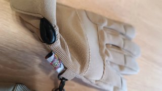 Guanti militari beige aridi
