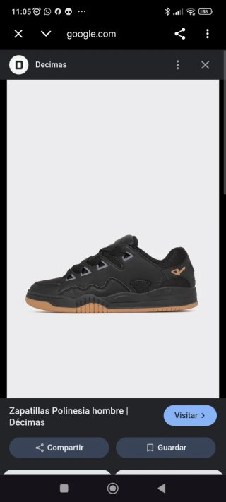 Zapatillas negras y marrones