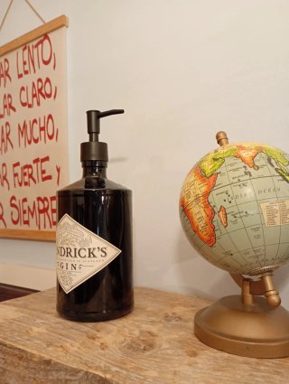 Dispenser Porta Sapone Hendricks Gin Nero