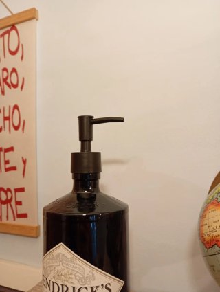 Dispenser Porta Sapone Hendricks Gin Nero
