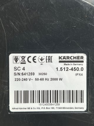 Kärcher SC 4 EasyFix Iron Limpiadora Vapor