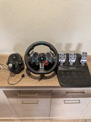 Volante Logitech G29 con Palanca de Cambios