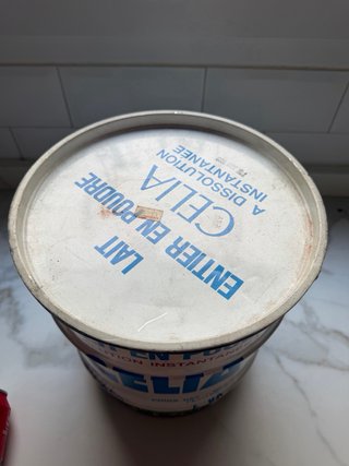 Lata antigua leche en polvo Celia 4kg