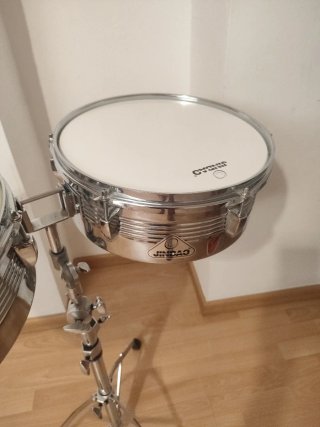 Timbales Jinbao con soporte