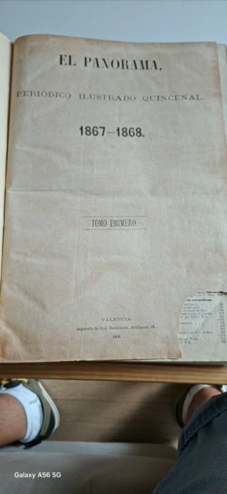 Libro Antiguo El Panorama Ilustrado 1867-1868