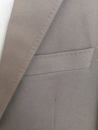 Chaqueta de vestir marrón hombre