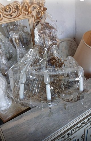 Conjunto de muebles estilo Luis XV