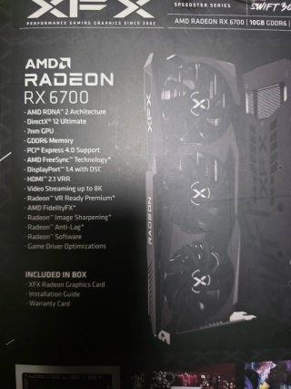 Tarjeta Gráfica AMD Radeon RX 6700