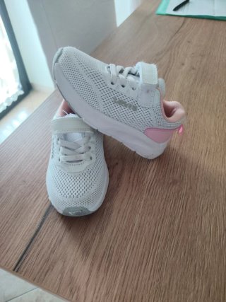 Scarpe ginnastica bimba bianche rosa
