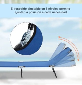 Tumbona plegable