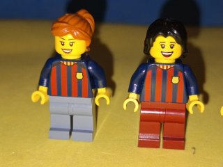 Lego original 3 Minifiguras FC Barcelona