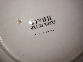 Platos Terre de Fer siglo XIX leer descripción