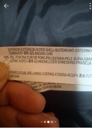 Cazadora Zara Piel Auténtica Negra Talla M