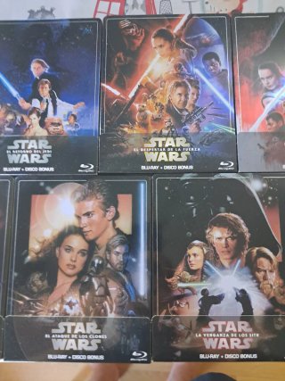 Colección 9 Películas Star Wars Blu-Ray Steelbook