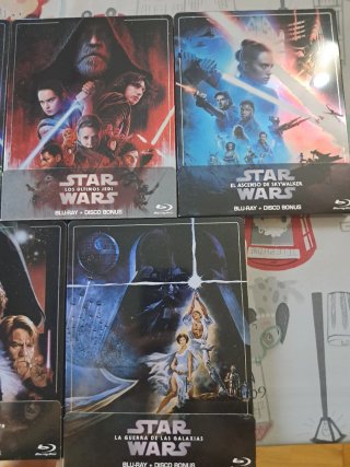 Colección 9 Películas Star Wars Blu-Ray Steelbook