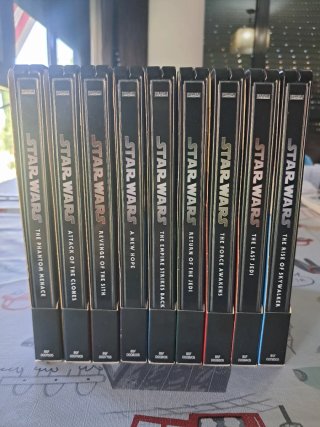 Colección 9 Películas Star Wars Blu-Ray Steelbook