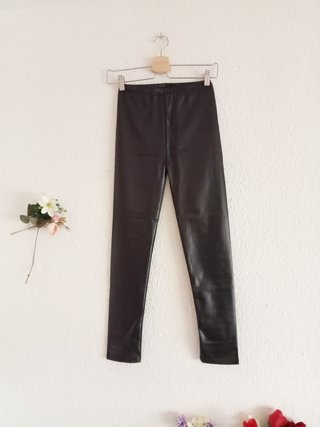 Leggings efecto cuero TSM negros