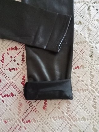 Leggings efecto cuero TSM negros