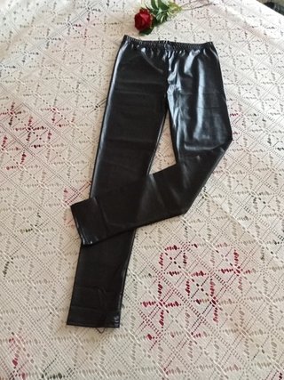 Leggings efecto cuero TSM negros